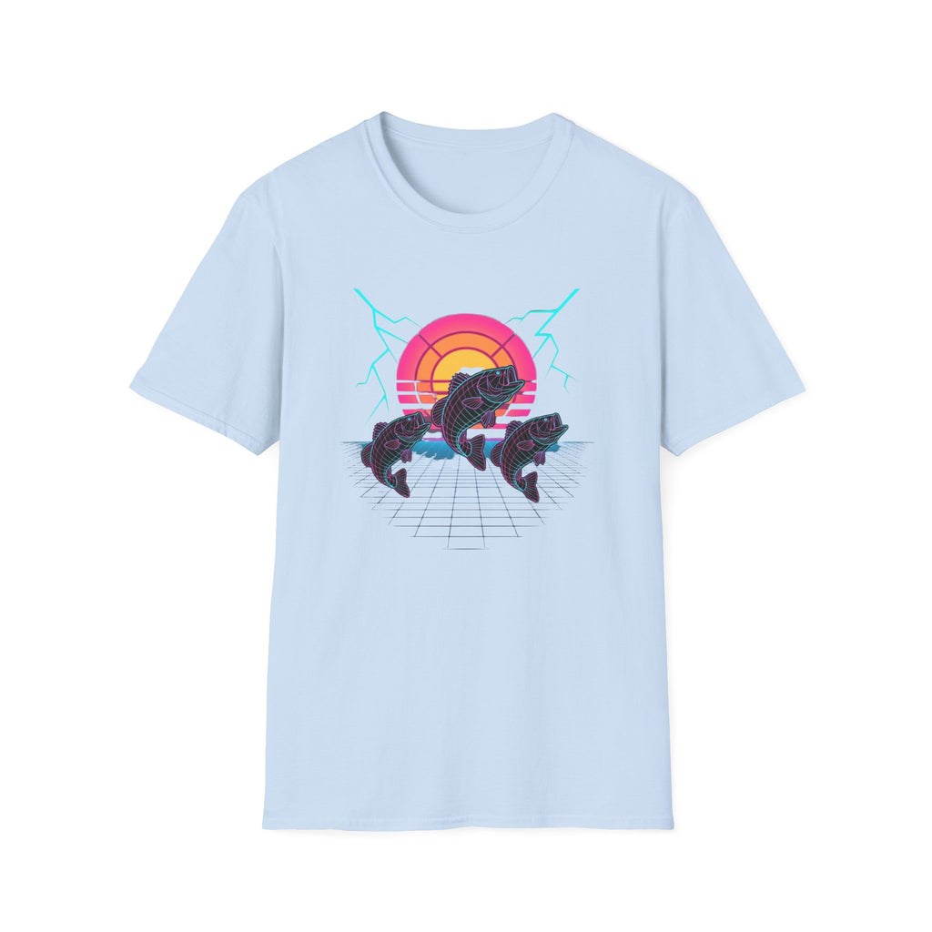 triple fish moon neon T-Shirt