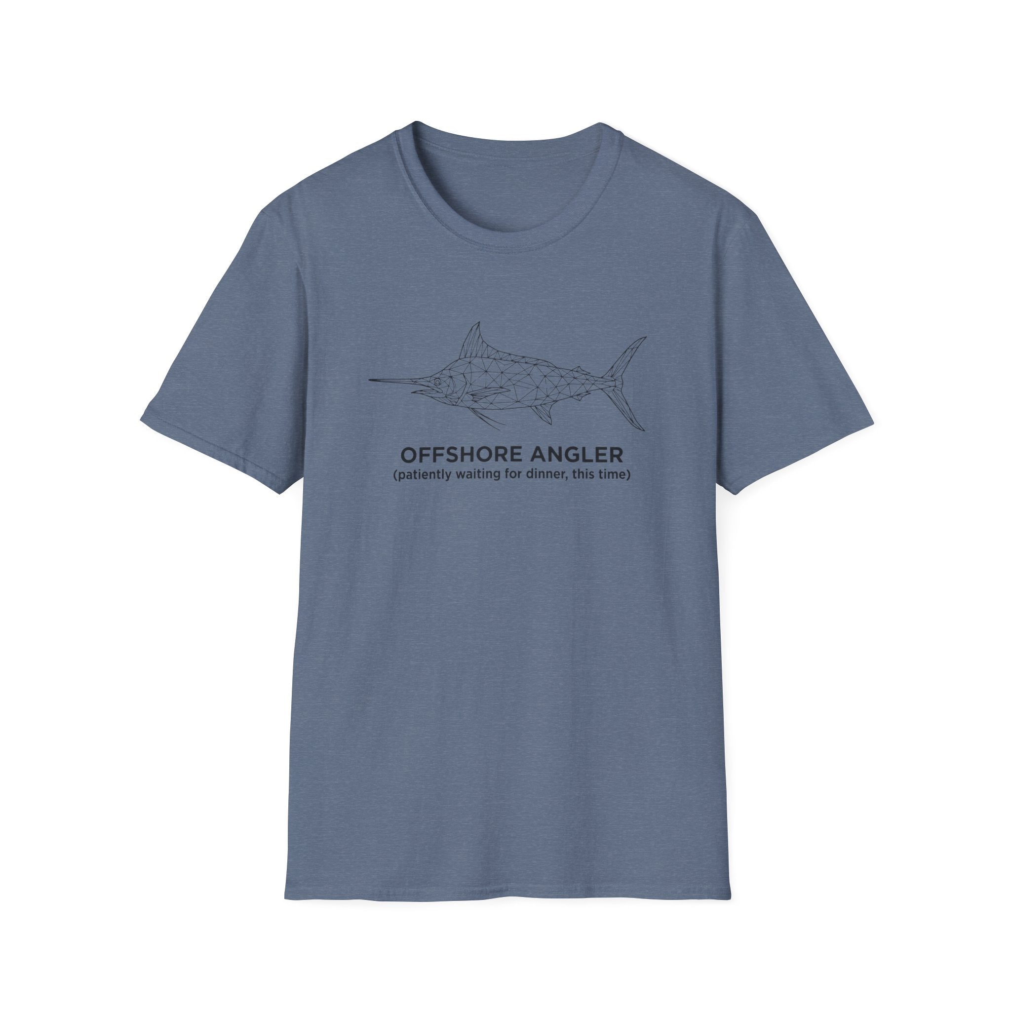 offshore angler plane sword fish minimal T-Shirt