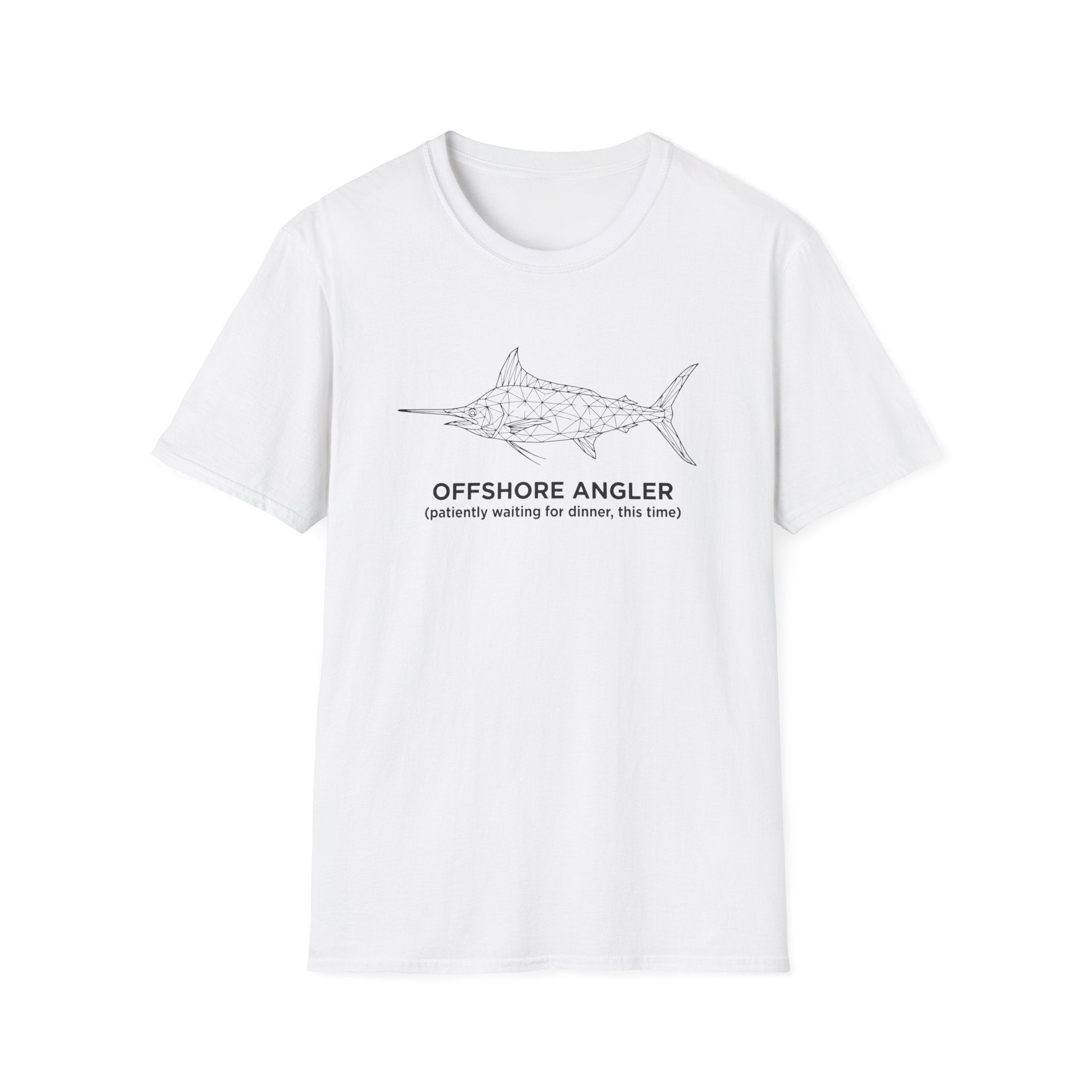 offshore angler plane sword fish minimal T-Shirt
