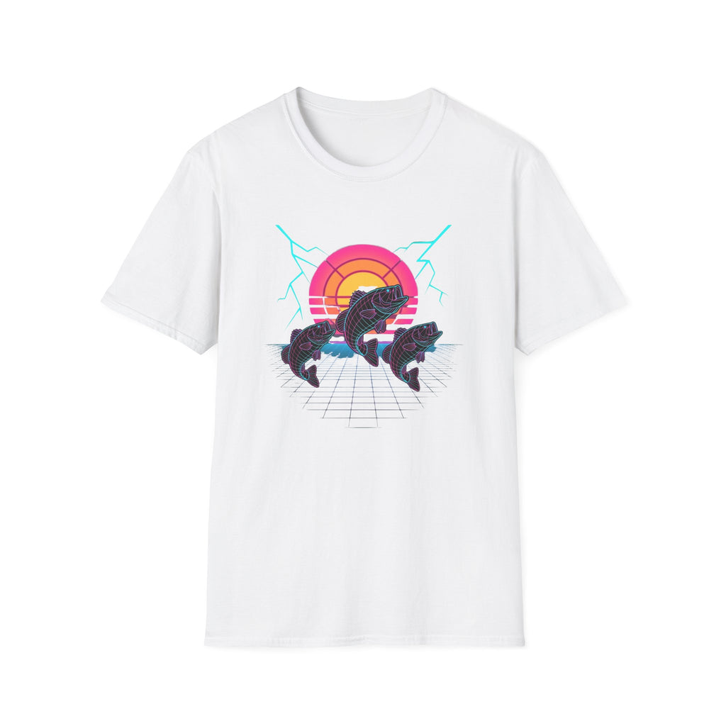 triple fish moon neon T-Shirt