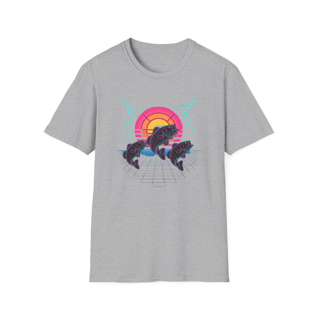 triple fish moon neon T-Shirt