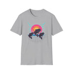 triple fish moon neon T-Shirt