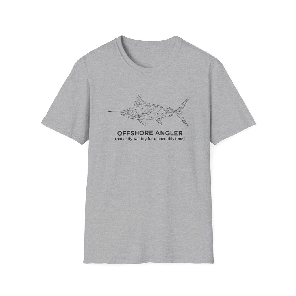 offshore angler plane sword fish minimal T-Shirt