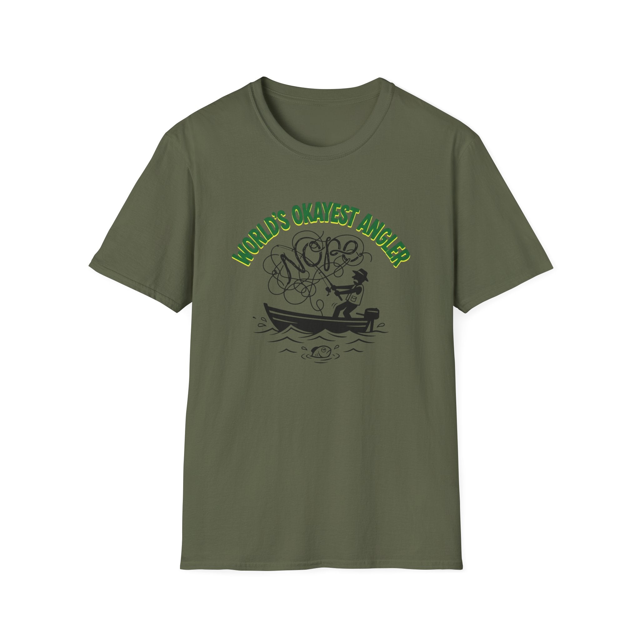 worlds okayest angler T-Shirt