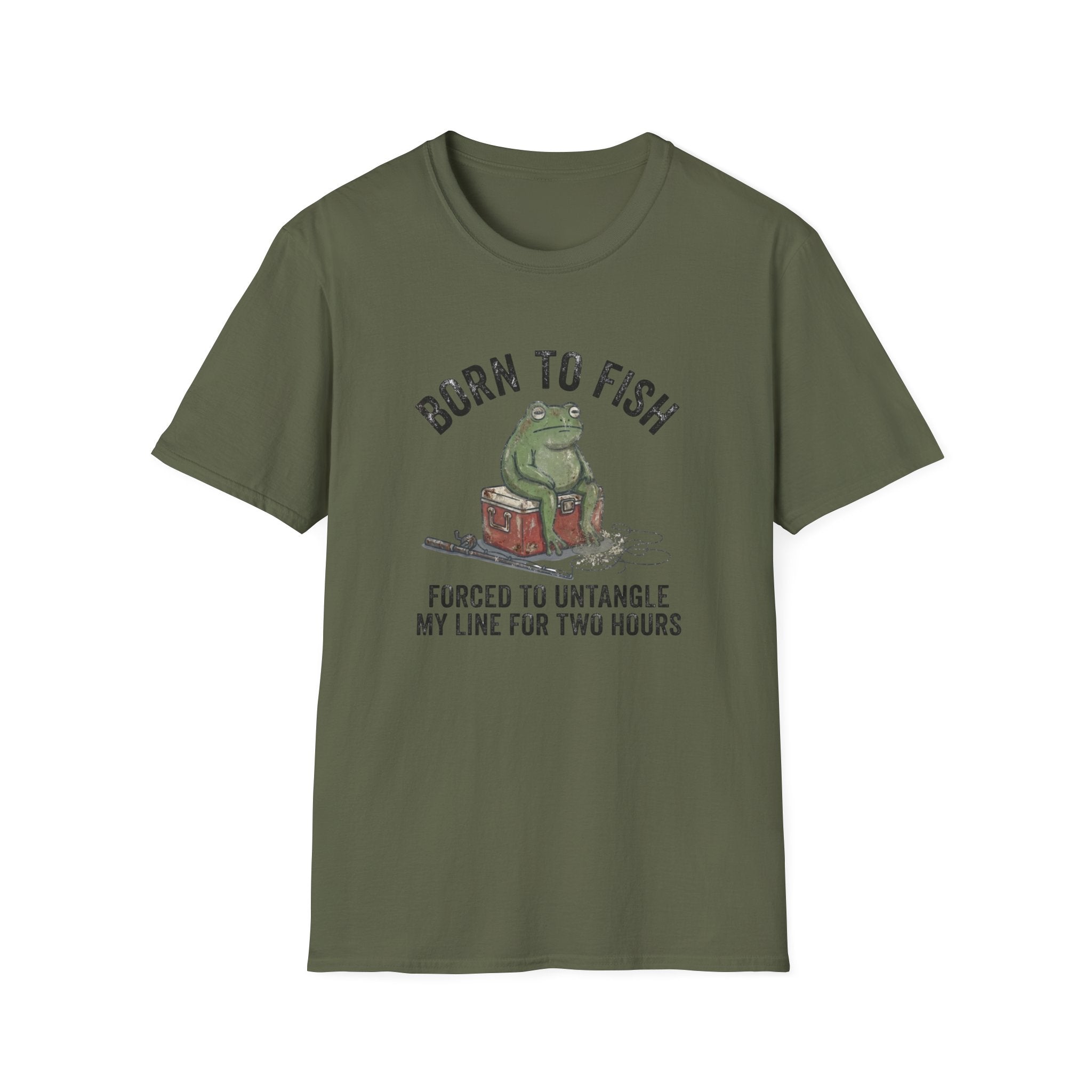 Born To Fish Forced To Untangle T-Shirt