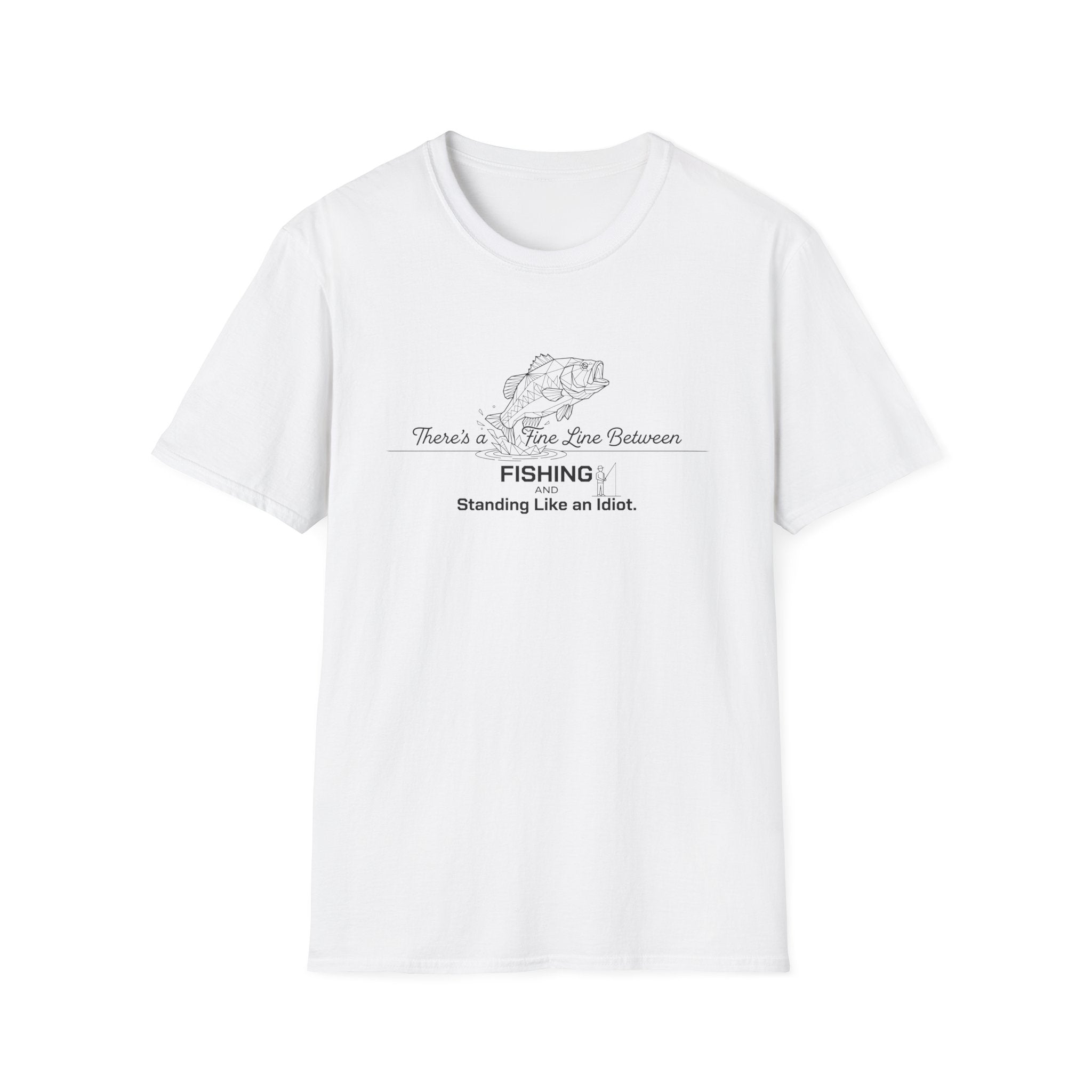 fine line between fishing T-Shirt