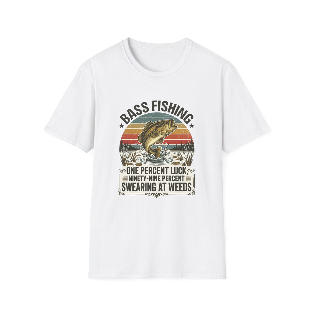 Bass Fishing 1% Luck T-Shirt