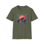triple fish moon neon T-Shirt