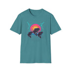 triple fish moon neon T-Shirt