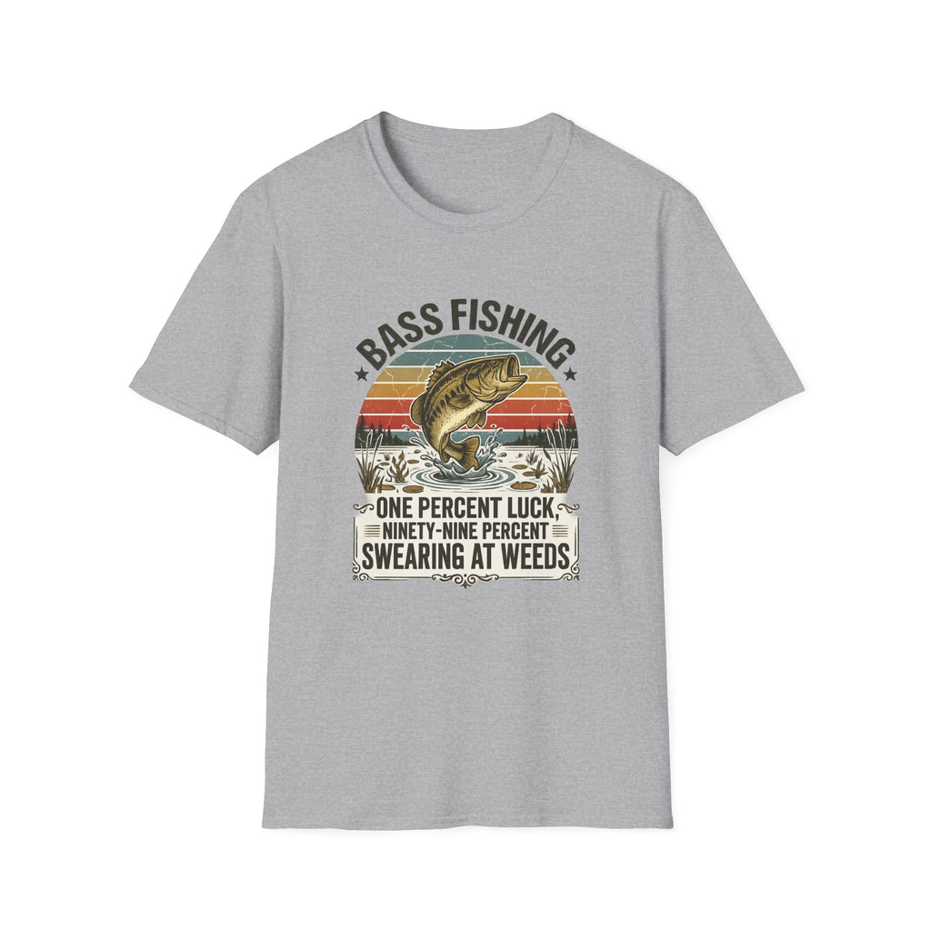 Bass Fishing 1% Luck T-Shirt