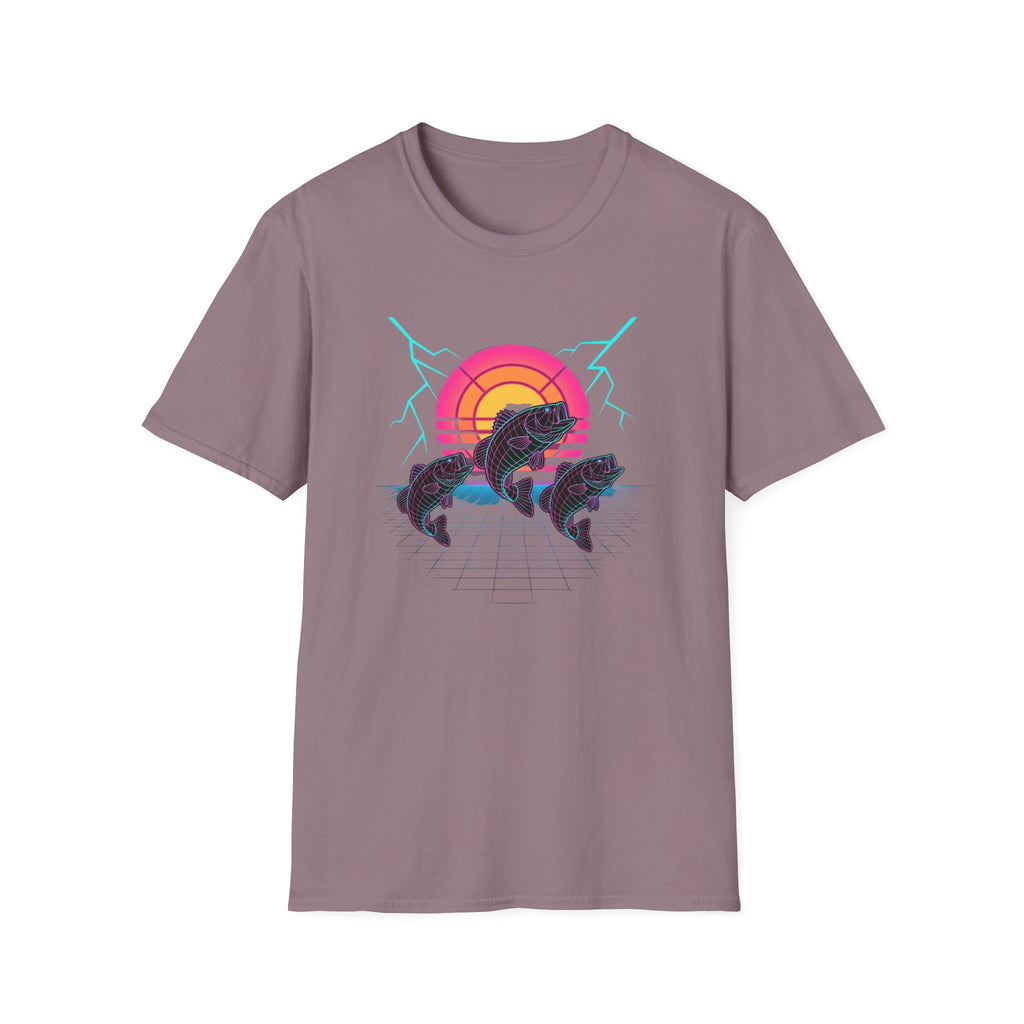 triple fish moon neon T-Shirt