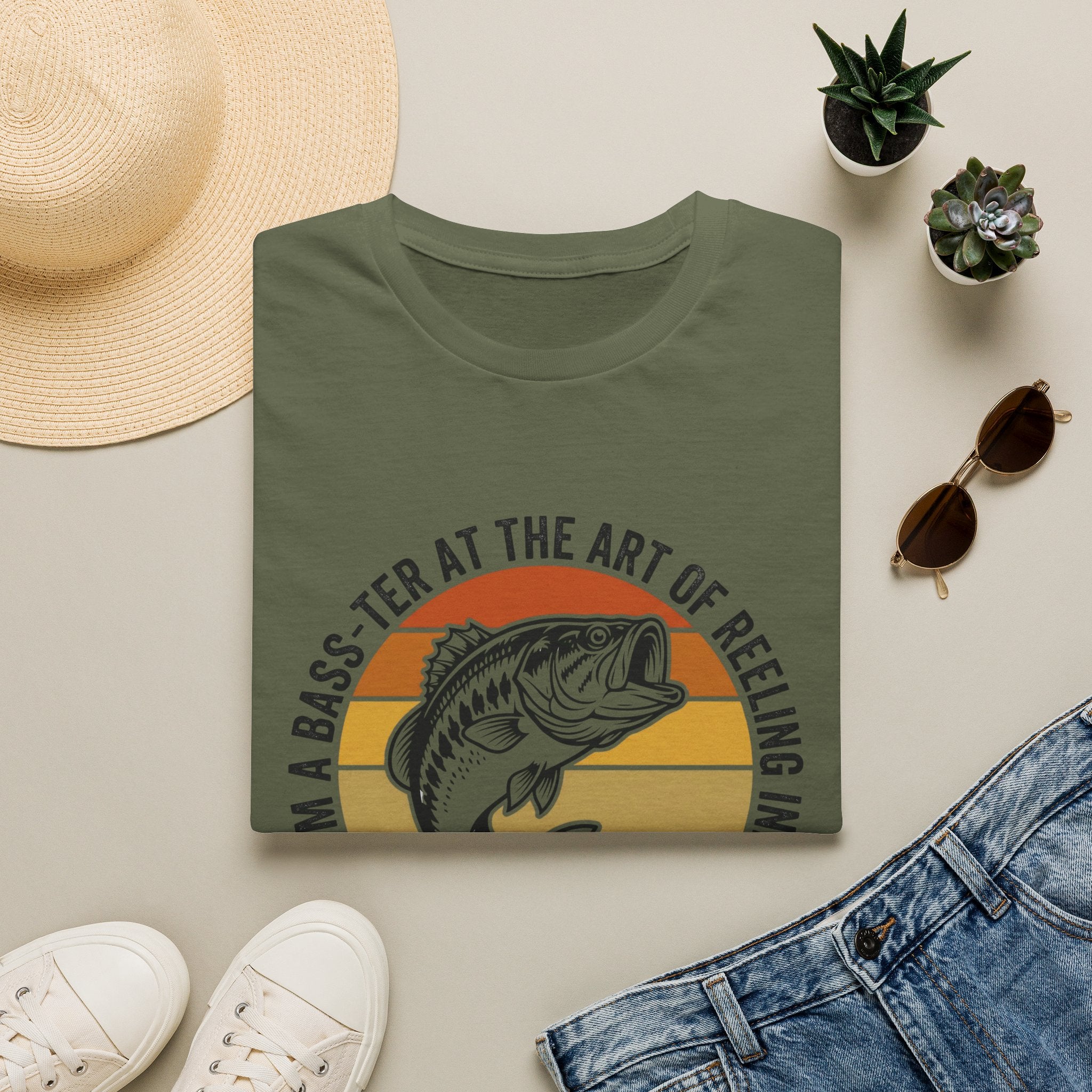 Bass-ter at the art of reeling T-Shirt