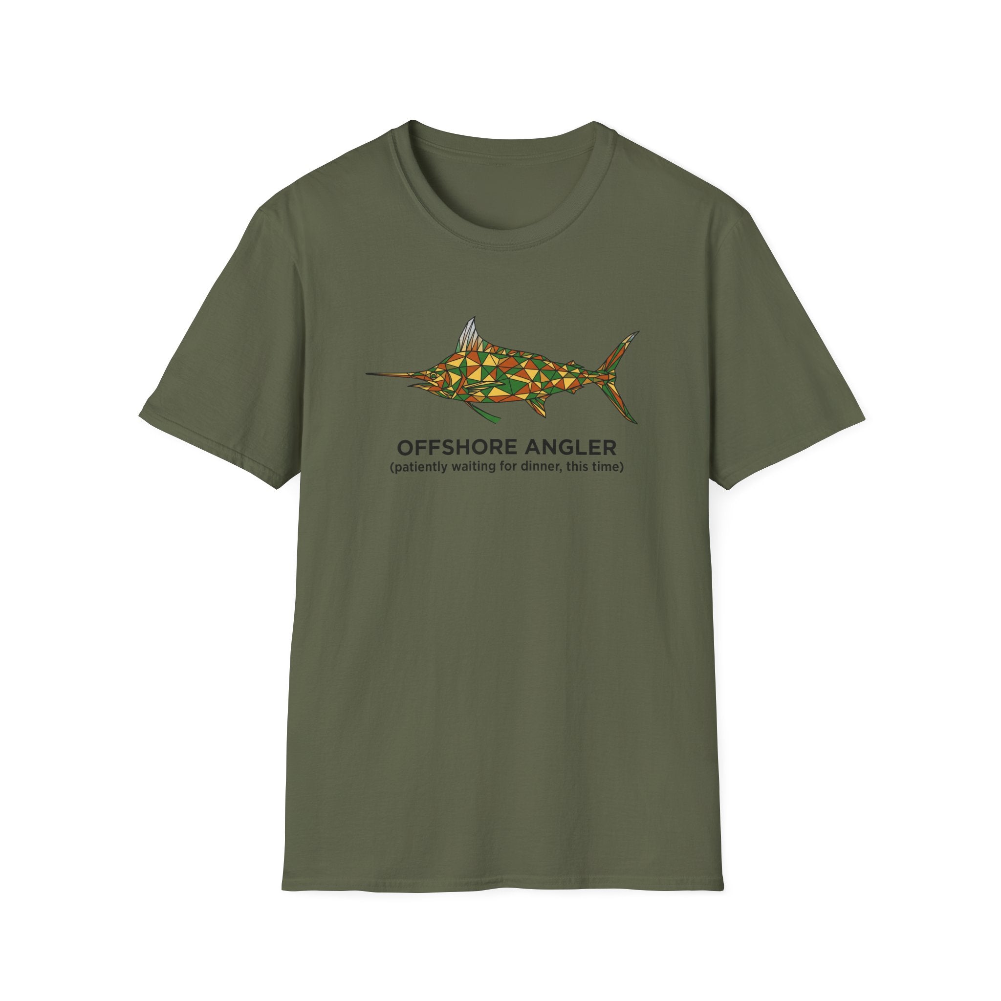 offshore angler colored sword fish T-Shirt