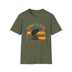 born to fish forced to work T-Shirt